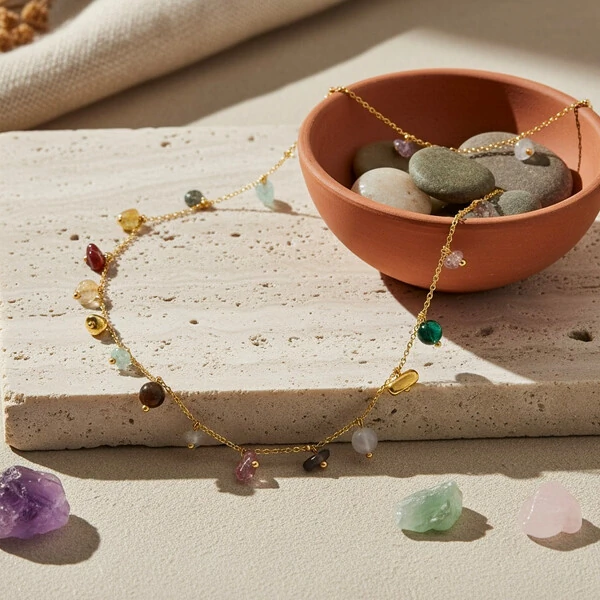 Colar Harmonia Pedras Naturais