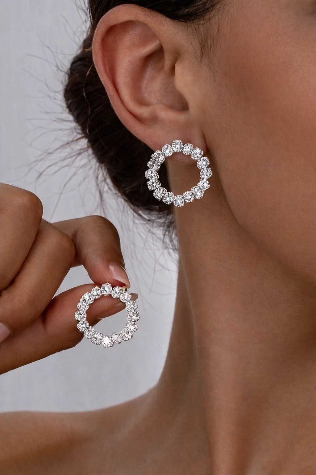 FotoBrinco Circular Cravejado Semi Jóia