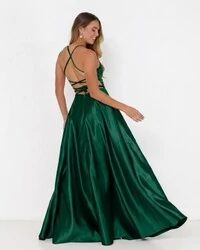 Vestido Zilma Alça Fina Em Cetim