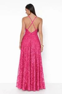 Vestido Jordana Em Tule Bordado Nice