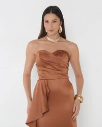 Vestido Zaine Detalhe Em Babado Cascata