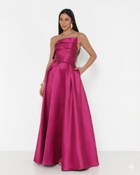 Vestido Nanda Decote Moderno Em Zibeline