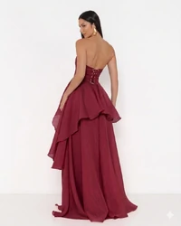 Vestido Suzi Longo Fluido Em Organza Lalique