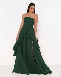 Vestido Suzi Longo Fluido Em Organza Lalique
