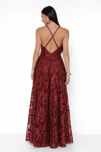 Vestido Jordana Em Tule Bordado Nice