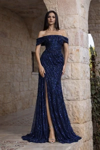 Vestido Penelope Em Pedrarias Mod. Importado