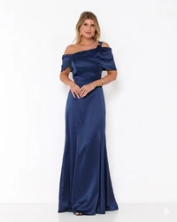 Vestido Lina Ombro a Ombro Em New Span