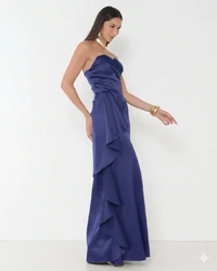 Vestido Zaine Detalhe Em Babado Cascata