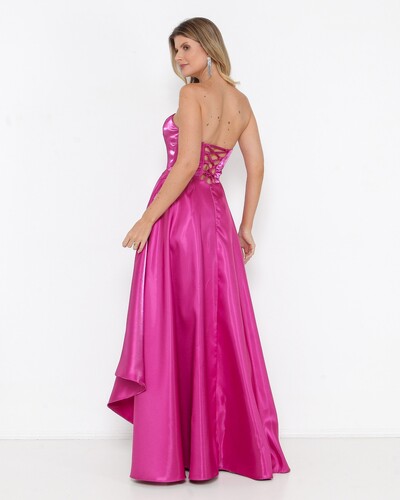 FotoVestido Cintia Zibeline Glow Tomara que Caia