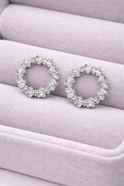 FotoBrinco Circular Cravejado Semi Jóia