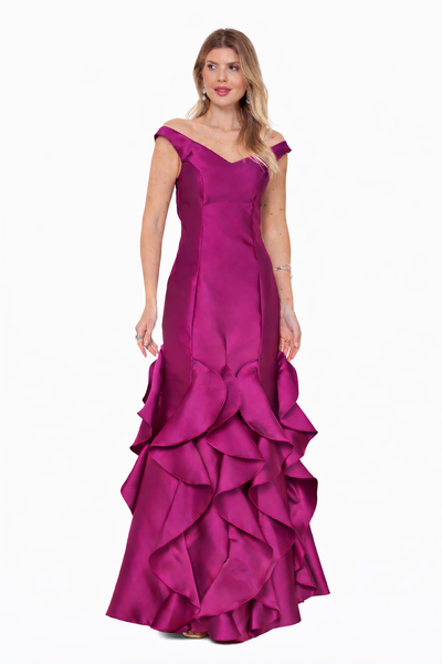 Foto Vestido Rubia Zibeline Saia Em Babados