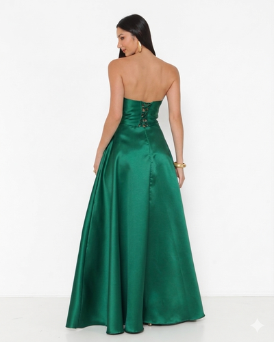 FotoVestido Nanda Decote Moderno Em Zibeline