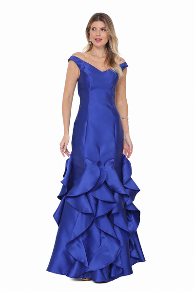 Foto Vestido Rubia Zibeline Saia Em Babados