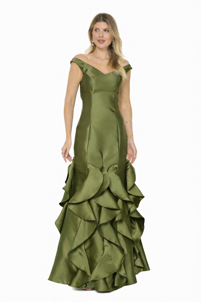 Foto Vestido Rubia Zibeline Saia Em Babados