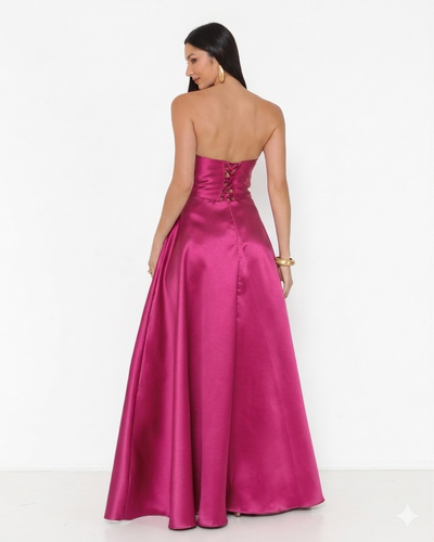 FotoVestido Nanda Decote Moderno Em Zibeline