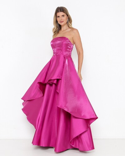 Foto Vestido Cintia Zibeline Glow Tomara que Caia