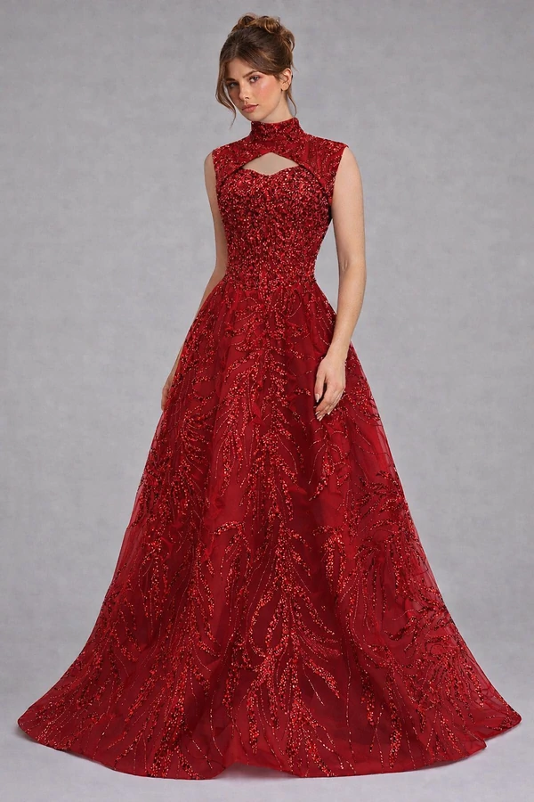 Vestido Exclusive Bianca Em Pedrarias Mod. Importado