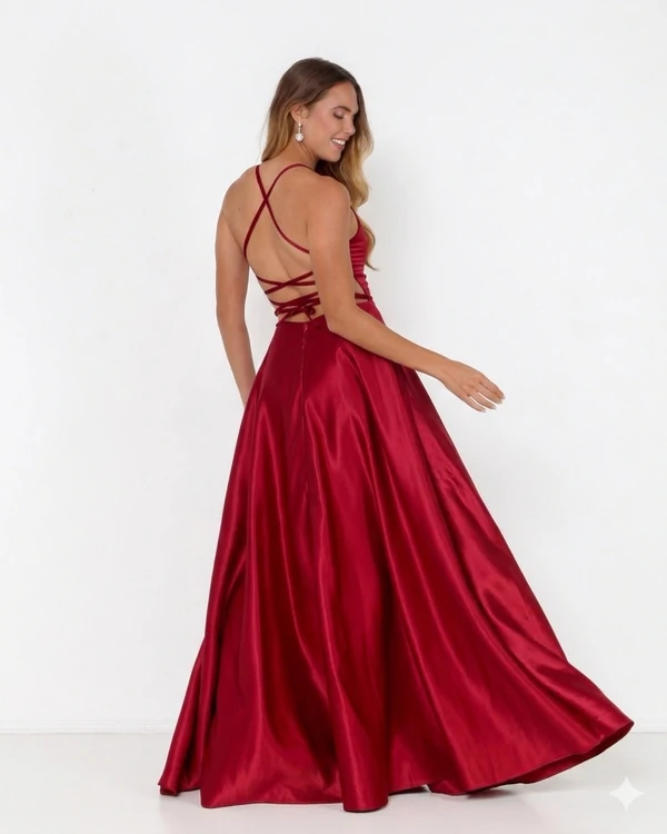 Vestido Zilma Alça Fina Em Cetim