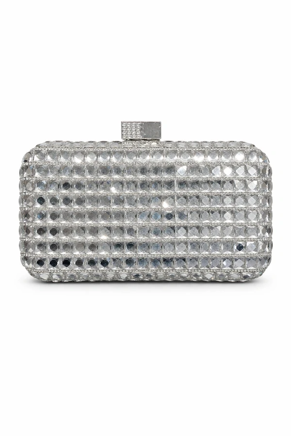 Clutch Bag Cristal Prata