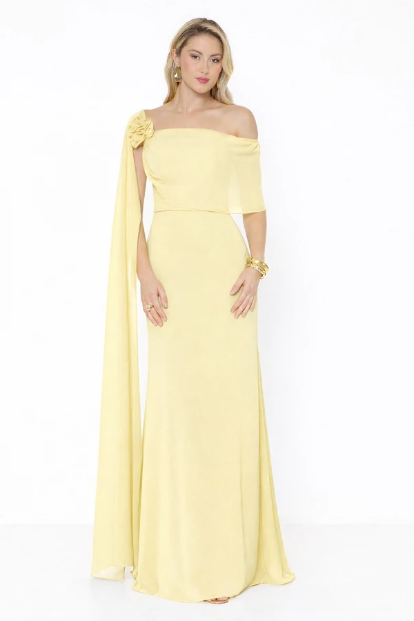 Vestido Luma Chiffon Celine Delicado