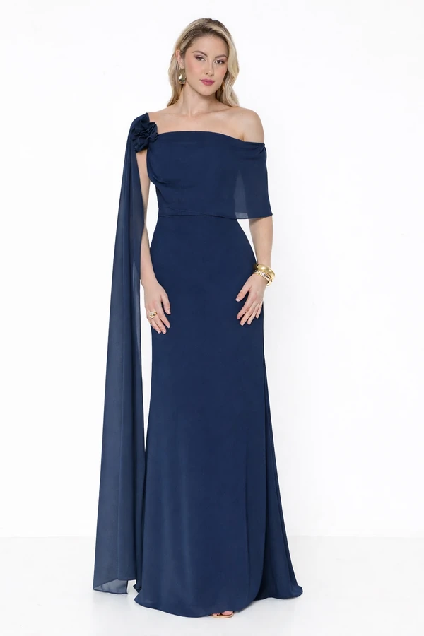 Vestido Luma Chiffon Celine Delicado