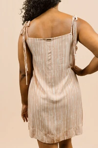 Vestido Reto Curto Stripes