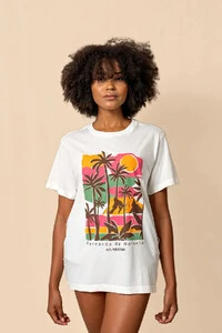 Camiseta Feminina Over Sunset