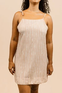 Vestido Reto Curto Stripes