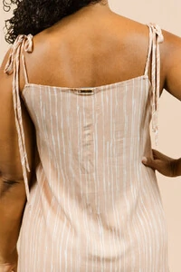 Vestido Reto Curto Stripes