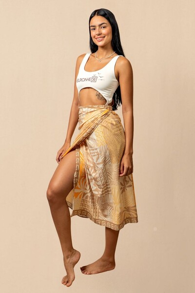 FotoSaia Pareô Reta Estampada