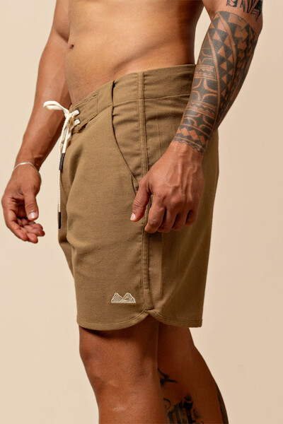 Foto Bermuda Linho Retrô