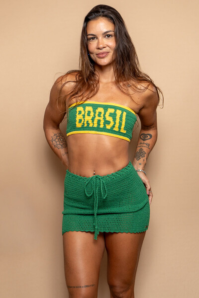 Foto Mini Saia Crochê
