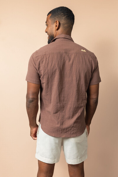 FotoCamisa de botão Lisa