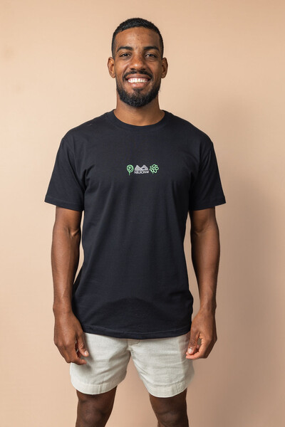 Foto Camiseta de algodão Premium Tudo Flui