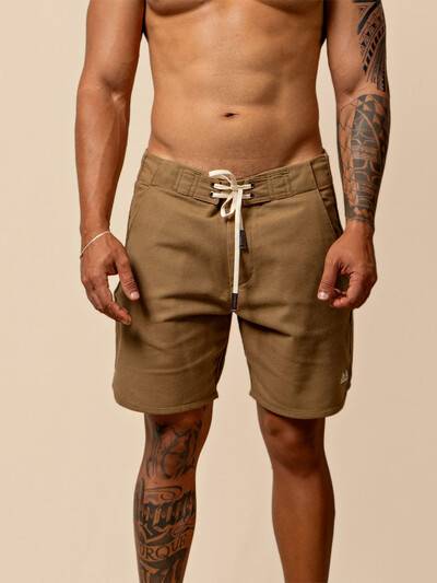 Foto Bermuda Linho Retrô