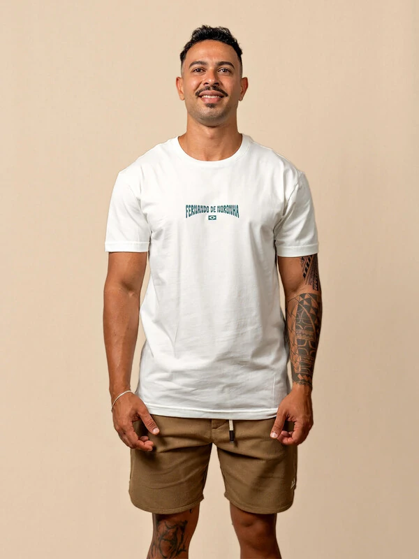 Camiseta de algodão Premium