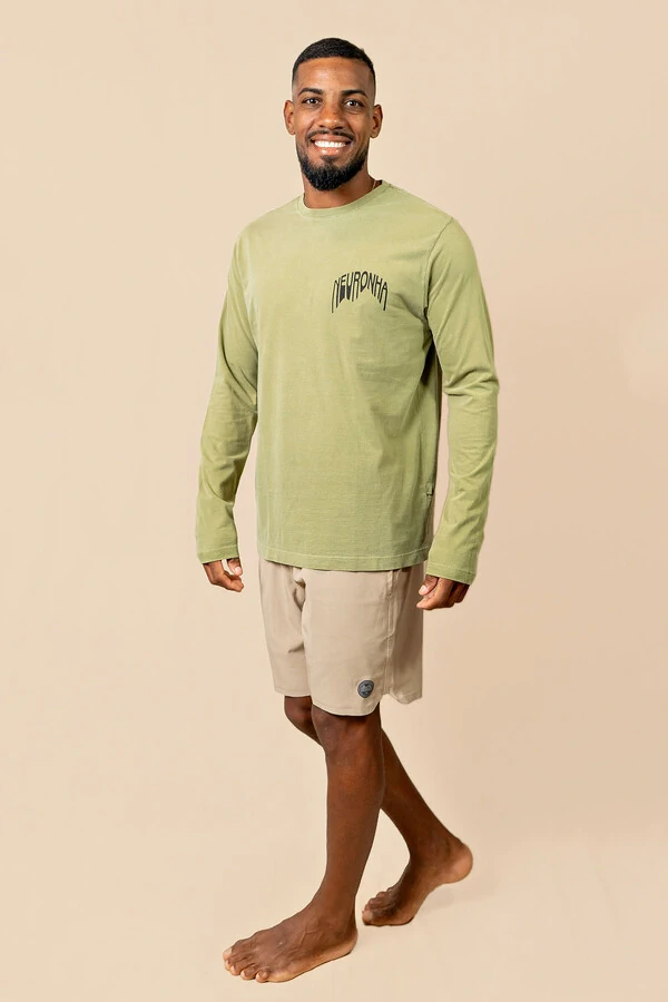 Camisa Manga Longa Estonada