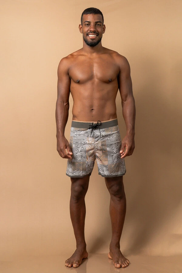 Boardshort Laser Estampado Tucum