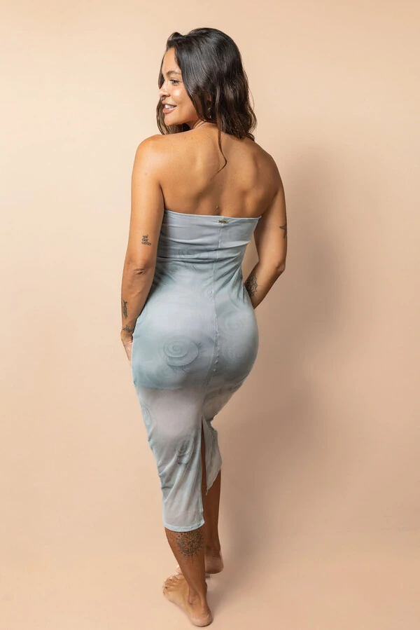 Vestido TQC Tule Concha