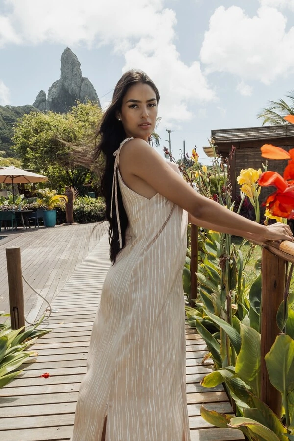 Vestido Reto Gal Stripes