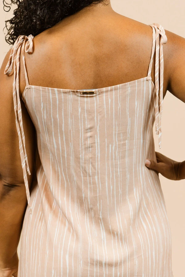 Vestido Reto Curto Stripes