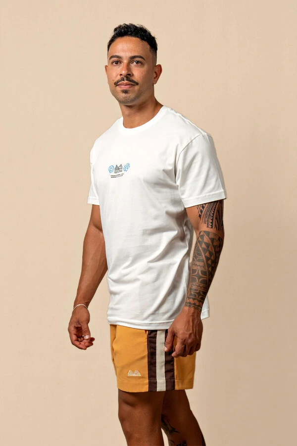 Camiseta de algodão Premium Tudo Flui