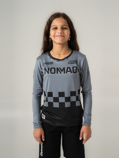 FotoCamisa Enduro Grom Race Manga Longa