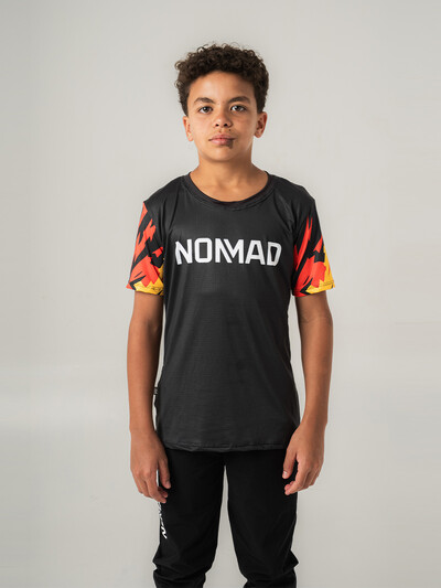 Foto Camisa Enduro Grom Flame Manga Curta