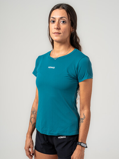 Kit Running Feminino Nomad – Camisa, Short e Meia