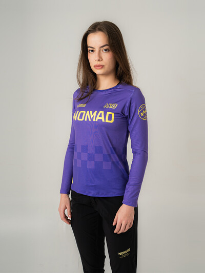 Kit Enduro Feminino Nomad | Camisa, Bretelle, Luva, Joelheira e Meia