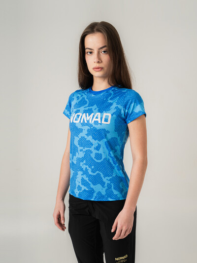 Foto Camisa Enduro Feminina Aqua Manga Curta