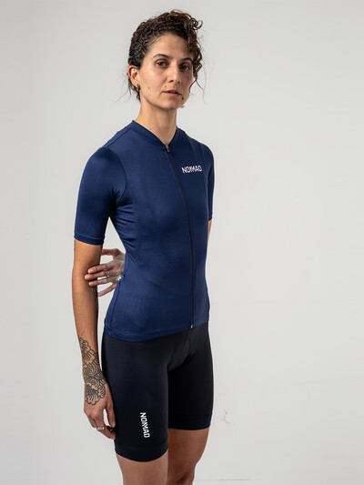 Combo Ciclismo Feminino Nomad Core | Jersey, Bretelle e Meia