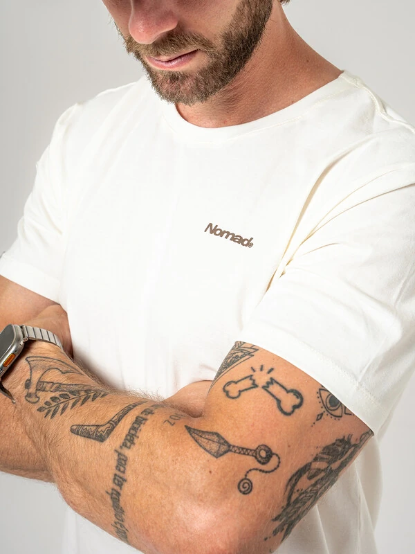 Camisa Casual Nomad Signature Off White Masculina