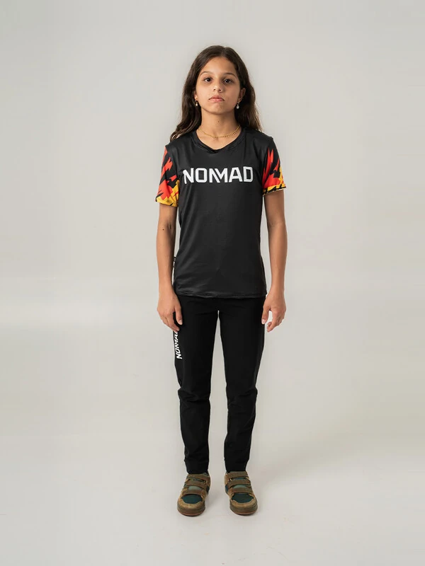 Camisa Enduro Grom Flame Manga Curta